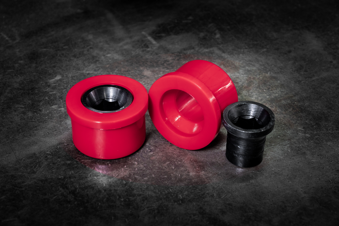 E46 NON-M Polyurethane Front Control Arm Bushings (FCAB)-Poly-Small Hex (21-22mm)-80a (Street)-Garagistic