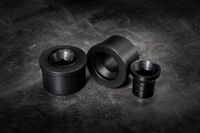 E46 NON-M Solid Front Control Arm Bushings (FCAB)-Delrin Suspension-Large Hex (24-25mm)-Delrin (Race)-Garagistic