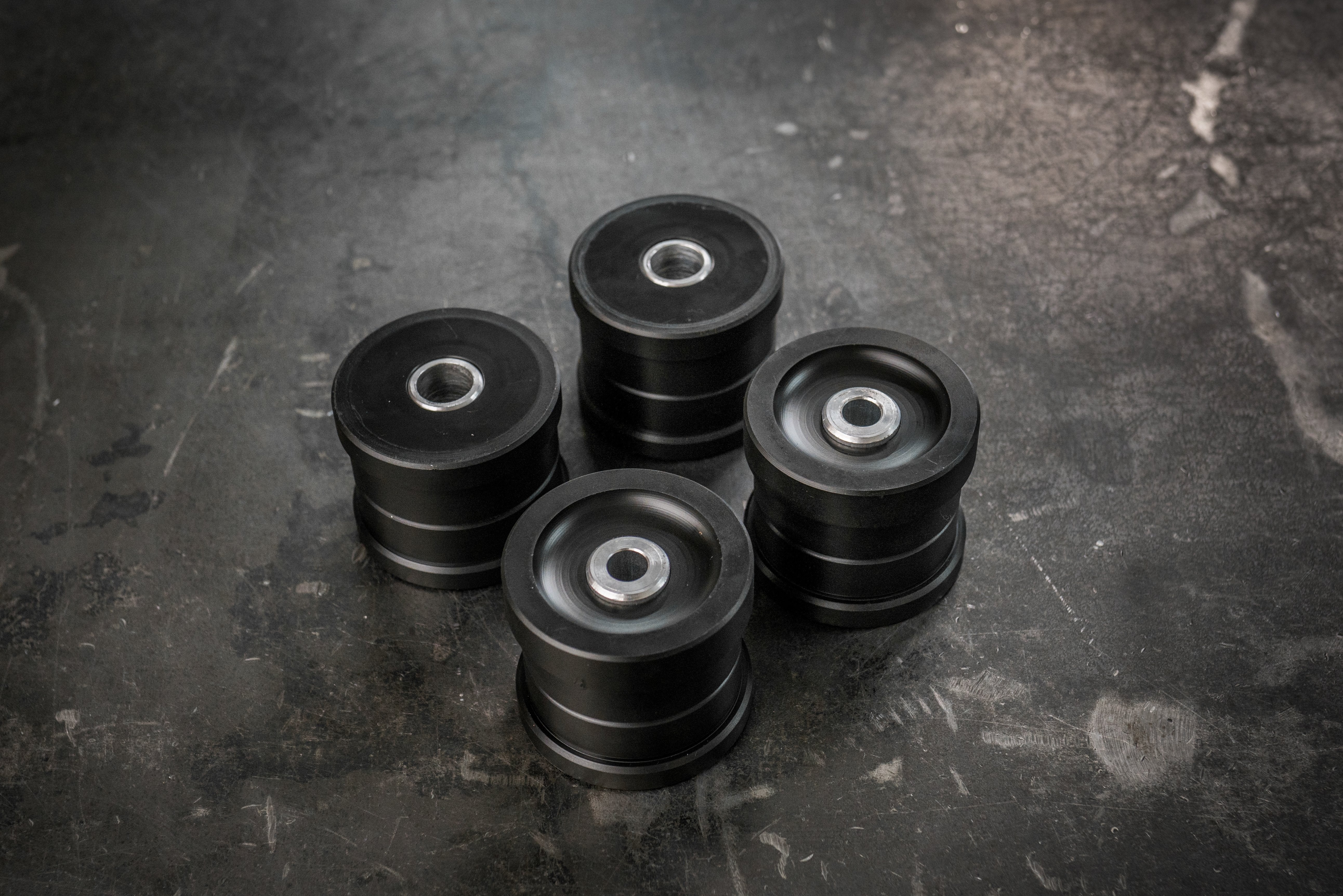 E46 Solid Rear Subframe Bushings-Delrin Suspension-Delrin (Race)-Garagistic