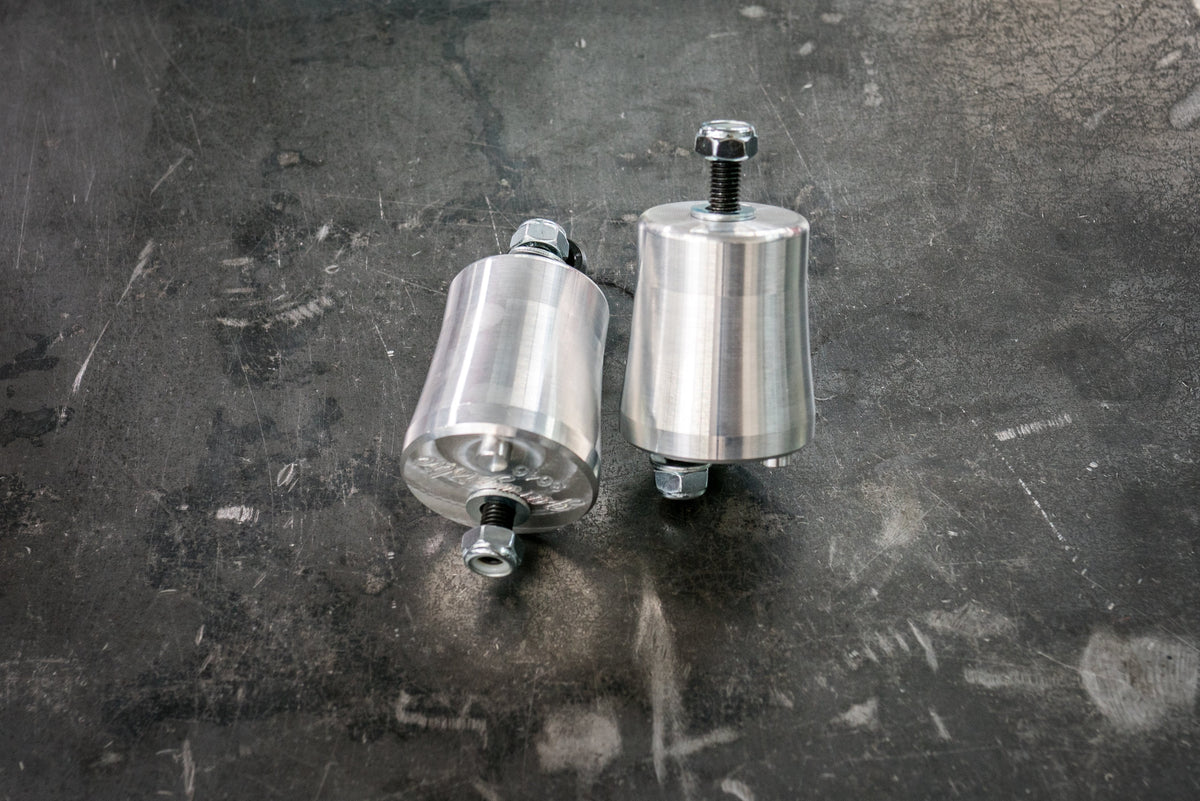 E46/Z4 M5X/S5X Solid Motor Mount Bushings-Motor Mounts-Aluminum (Hardcore)-Garagistic