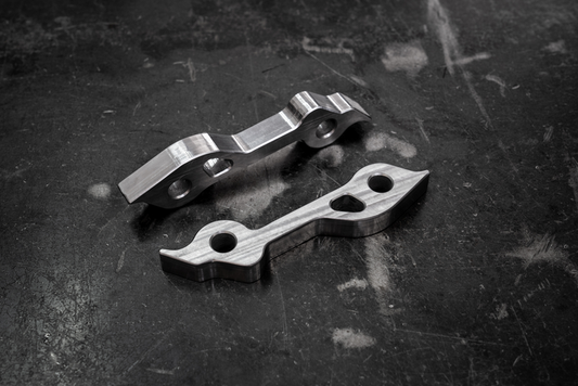 E8X/E9X Dual Caliper Hydro E-Brake Weld On Adapters-Steel parts-Garagistic