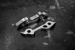 E8X/E9X Dual Caliper Hydro E-Brake Weld On Adapters-Steel parts-Garagistic