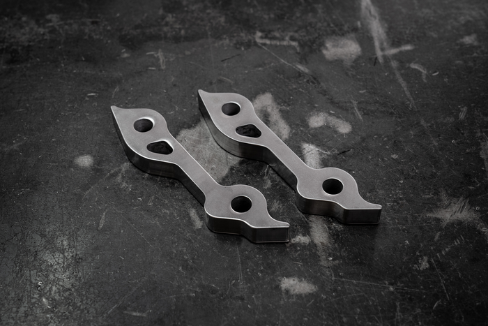 E8X/E9X Dual Caliper Hydro E-Brake Weld On Adapters-Steel parts-Garagistic