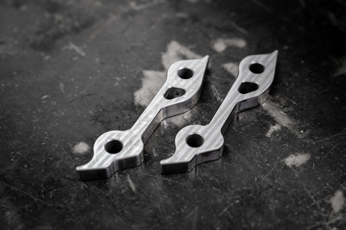 E8X/E9X Dual Caliper Hydro E-Brake Weld On Adapters-Steel parts-Garagistic