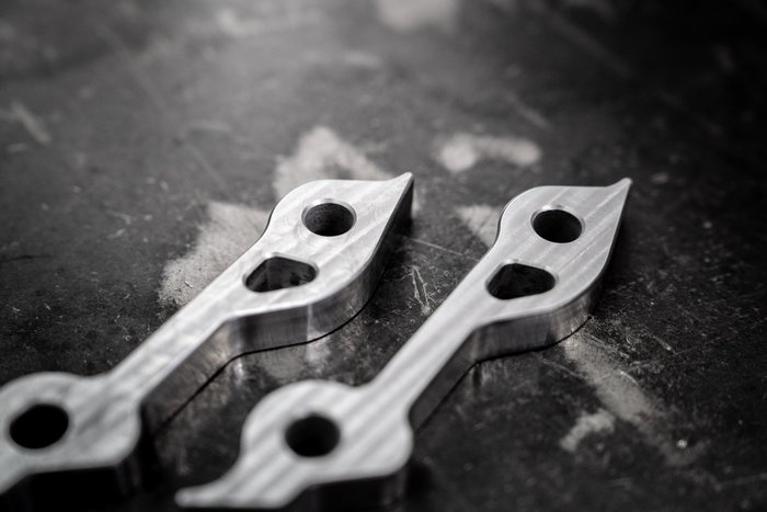 E8X/E9X Dual Caliper Hydro E-Brake Weld On Adapters-Steel parts-Garagistic