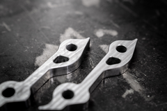 E8X/E9X Dual Caliper Hydro E-Brake Weld On Adapters-Steel parts-Garagistic