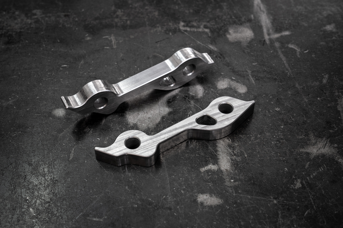 E8X/E9X Dual Caliper Hydro E-Brake Weld On Adapters-Steel parts-Garagistic