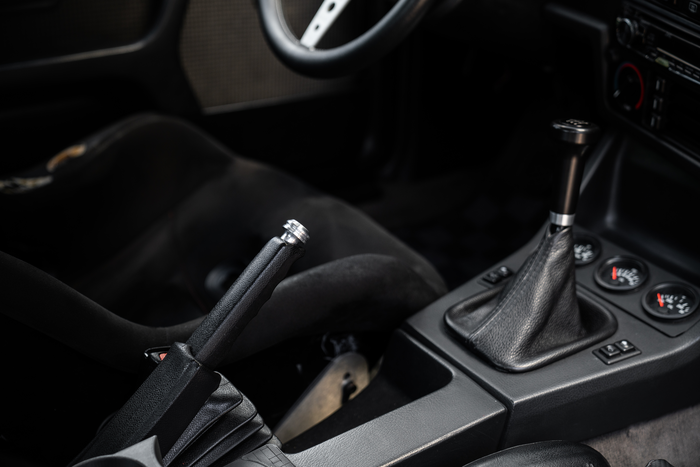 Garagistic Billet BMW Drift E-Brake Button-Steel parts-Raw Aluminum-Garagistic