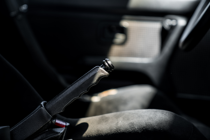 Garagistic Billet BMW Drift E-Brake Button-Steel parts-Raw Aluminum-Garagistic