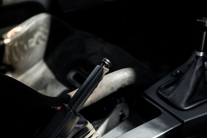 Garagistic Billet BMW Drift E-Brake Button-Steel parts-Raw Aluminum-Garagistic