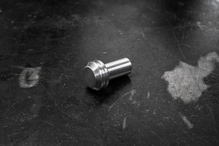 Garagistic Billet BMW Drift E-Brake Button-Steel parts-Raw Aluminum-Garagistic