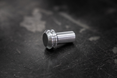 Garagistic Billet BMW Drift E-Brake Button-Steel parts-Raw Aluminum-Garagistic