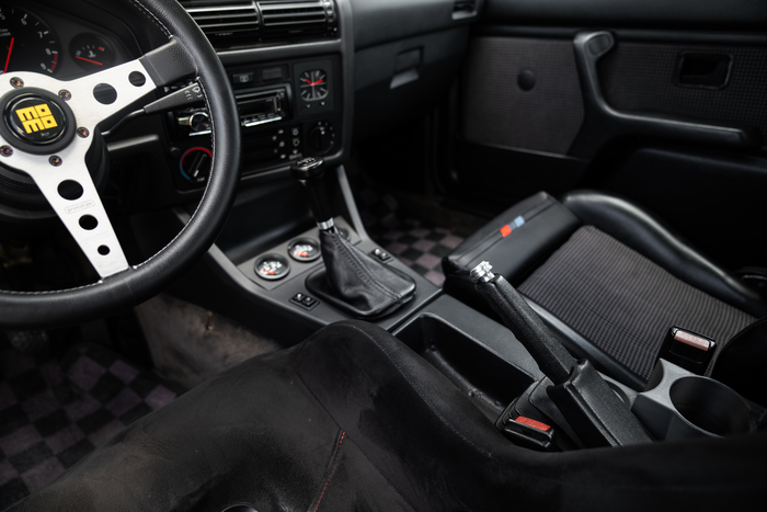 Garagistic Billet BMW Drift E-Brake Button-Steel parts-Raw Aluminum-Garagistic