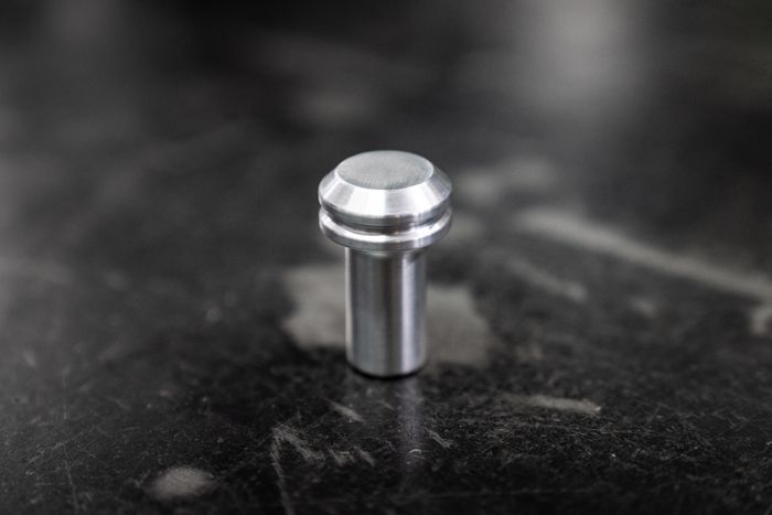 Garagistic Billet BMW Drift E-Brake Button-Steel parts-Raw Aluminum-Garagistic