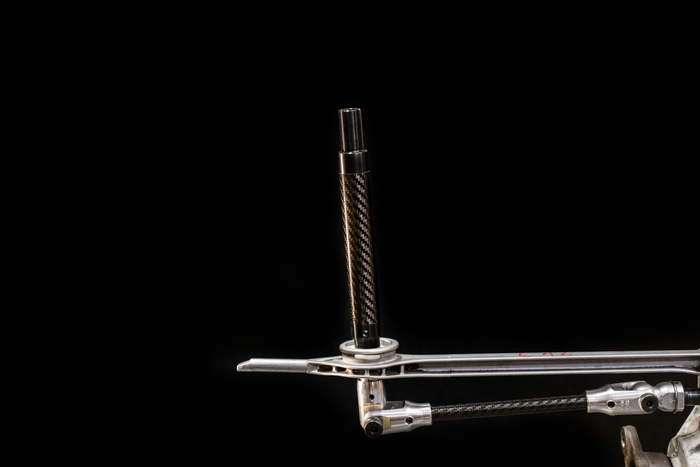 Garagistic Carbon Fiber Solid Shifter Rod - E30, E36, E46 Carbon Fiber solid mount shifter-Shifter Components-Medium-Black Anodized-Garagistic