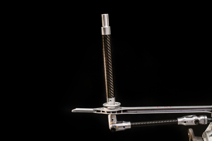 Garagistic Carbon Fiber Solid Shifter Rod - E30, E36, E46 Carbon Fiber solid mount shifter-Shifter Components-Tall-Bare-Garagistic