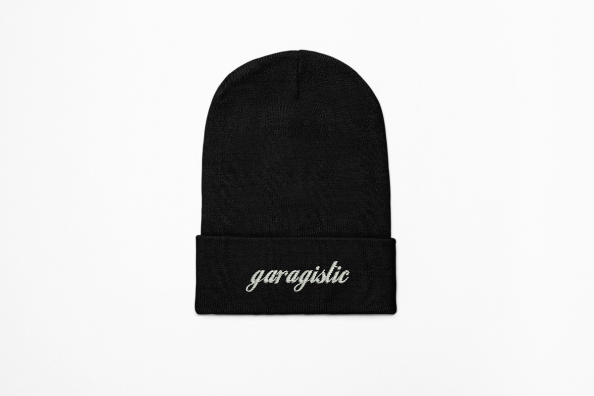 Garagistic Cuffed Beanie-Apparel-Black-Garagistic