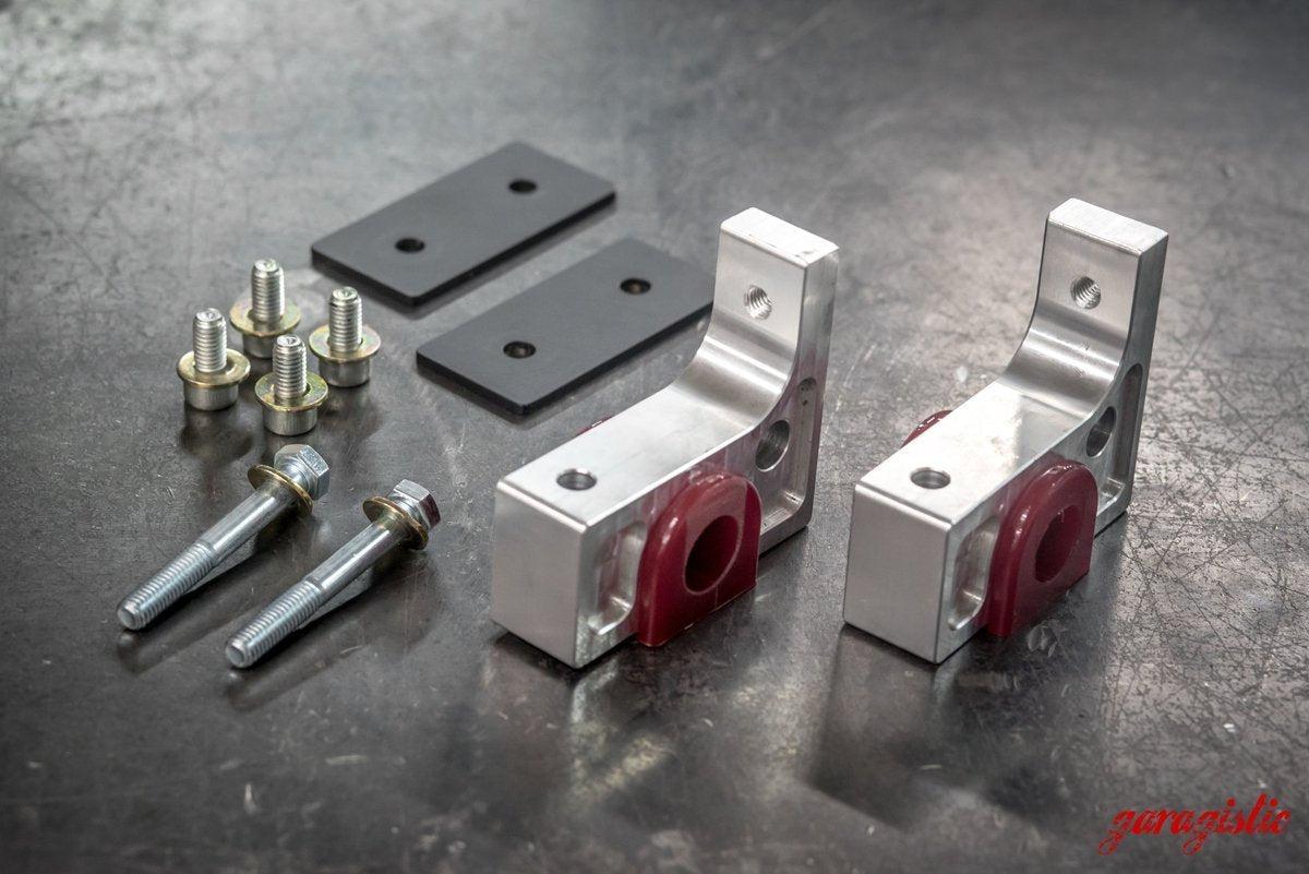 Garagistic E30 Billet Rear Sway Mounting Bracket-Machined Parts-16mm-Garagistic