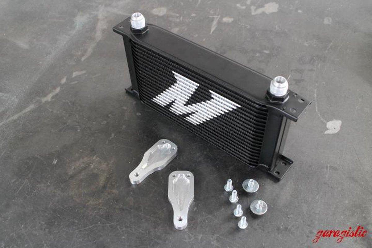 Garagistic E30 Mishimoto Oil Cooler Bracket-Steel parts-Garagistic
