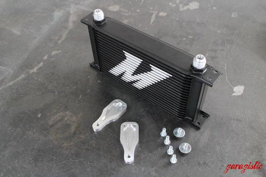 Garagistic E30 Mishimoto Oil Cooler Bracket-Steel parts-Garagistic
