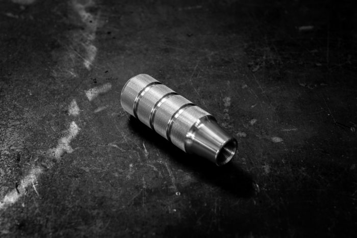 Garagistic Knurled Aluminum Shift Knob-Shift knob-Aluminum-No emblem-Garagistic