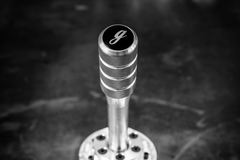 Garagistic Knurled Aluminum Shift Knob-Shift knob-Aluminum-Add Garagistic emblem-Garagistic