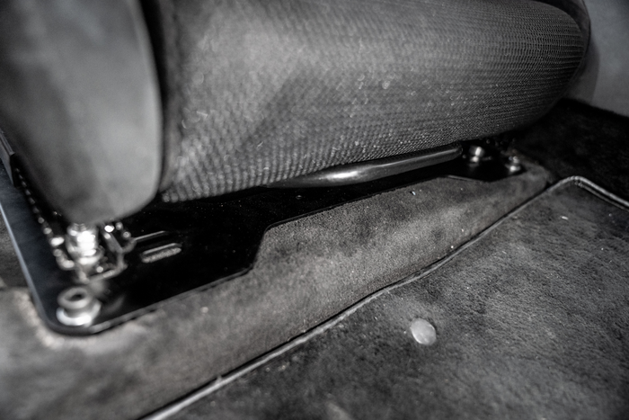 Garagistic Mercedes 190E Seat Mount Adapter-Steel parts-No Thanks-Garagistic