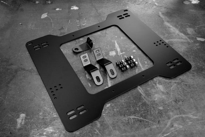 Garagistic Mercedes 190E Seat Mount Adapter-Steel parts-No Thanks-Garagistic