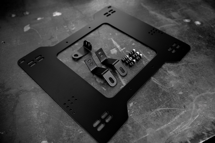 Garagistic Mercedes 190E Seat Mount Adapter-Steel parts-No Thanks-Garagistic