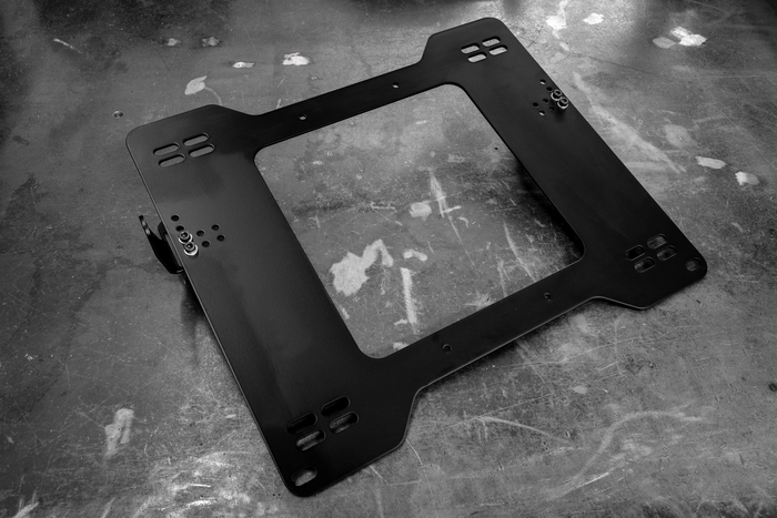 Garagistic Mercedes 190E Seat Mount Adapter-Steel parts-No Thanks-Garagistic