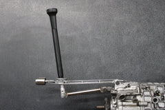 Garagistic OEM Supreme Short Shifter - E30, E36, E46, Z3, Z4-Solid mount shifter-Black Anodized-Tall-Delrin Vintage W/Emblem-Garagistic