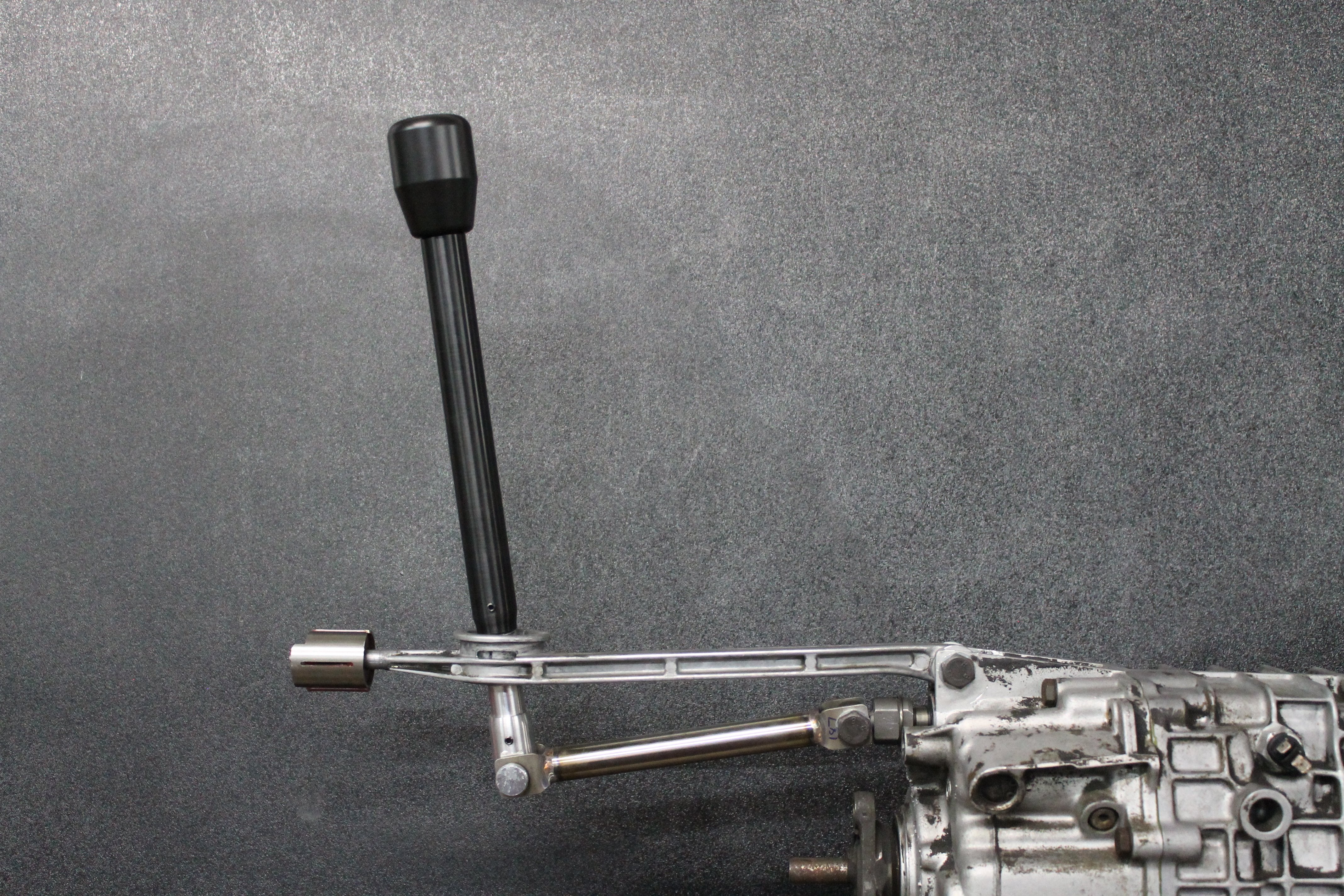 Garagistic OEM Supreme Short Shifter - E30, E36, E46, Z3, Z4-Solid mount shifter-Black Anodized-Tall-Delrin Standard W/Emblem-Garagistic