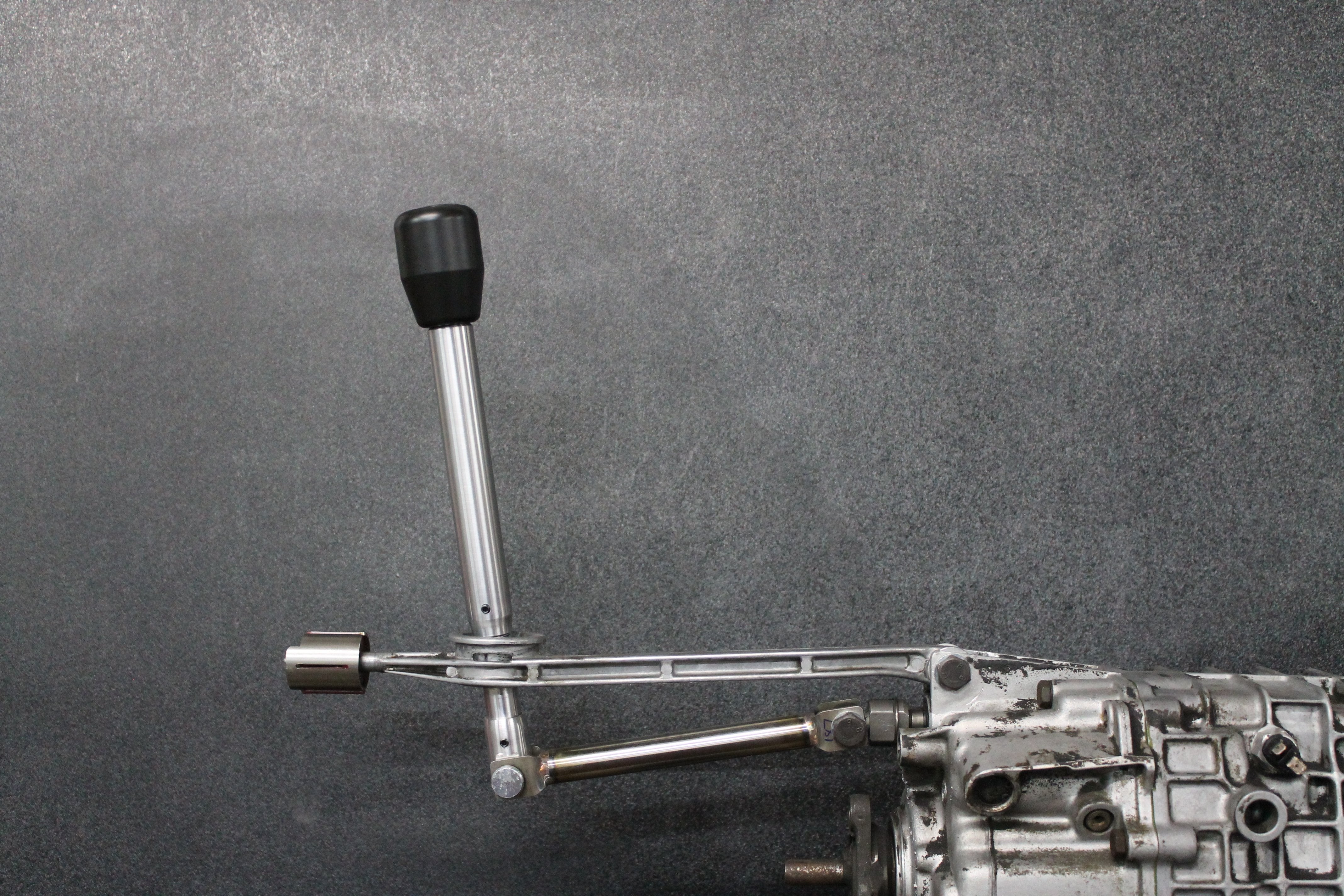 Garagistic OEM Supreme Short Shifter - E30, E36, E46, Z3, Z4-Solid mount shifter-Bare-Medium-Delrin Standard W/Emblem-Garagistic