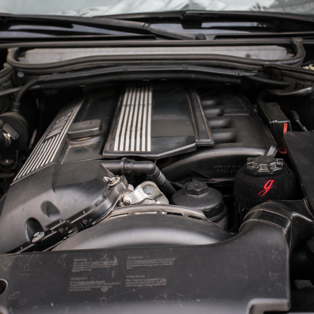 Garagistic Power Steering Reservoir Sweatband Cover - E30, E36, E46-Apparel-Black-Garagistic