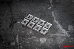 Garagistic Rear Subframe Camber and Toe Correction Brackets - E30, E28, E34, Z3-Steel parts-Full (Both Camber and Toe)-No Eccentric Hardware-Garagistic