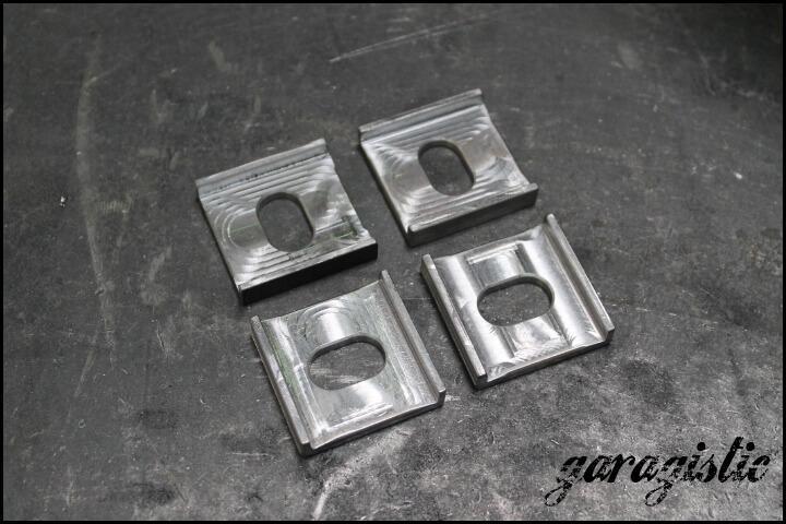 Garagistic Rear Subframe Camber and Toe Correction Brackets - E30, E28, E34, Z3-Steel parts-Half (Camber or Toe)-No Eccentric Hardware-Garagistic