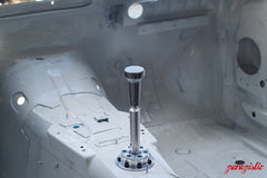 Garagistic Solid Chassis Mounted Short Shifter - E30, E36, E46-Solid mount shifter-Bare-OEM-Aluminum Vintage-Garagistic