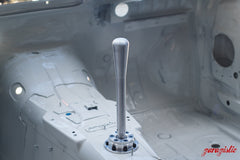 Garagistic Solid Chassis Mounted Short Shifter - E30, E36, E46-Solid mount shifter-Bare-Medium-Aluminum Bat-Garagistic