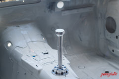Garagistic Solid Chassis Mounted Short Shifter - E30, E36, E46-Solid mount shifter-Bare-Short-Aluminum Vintage-Garagistic