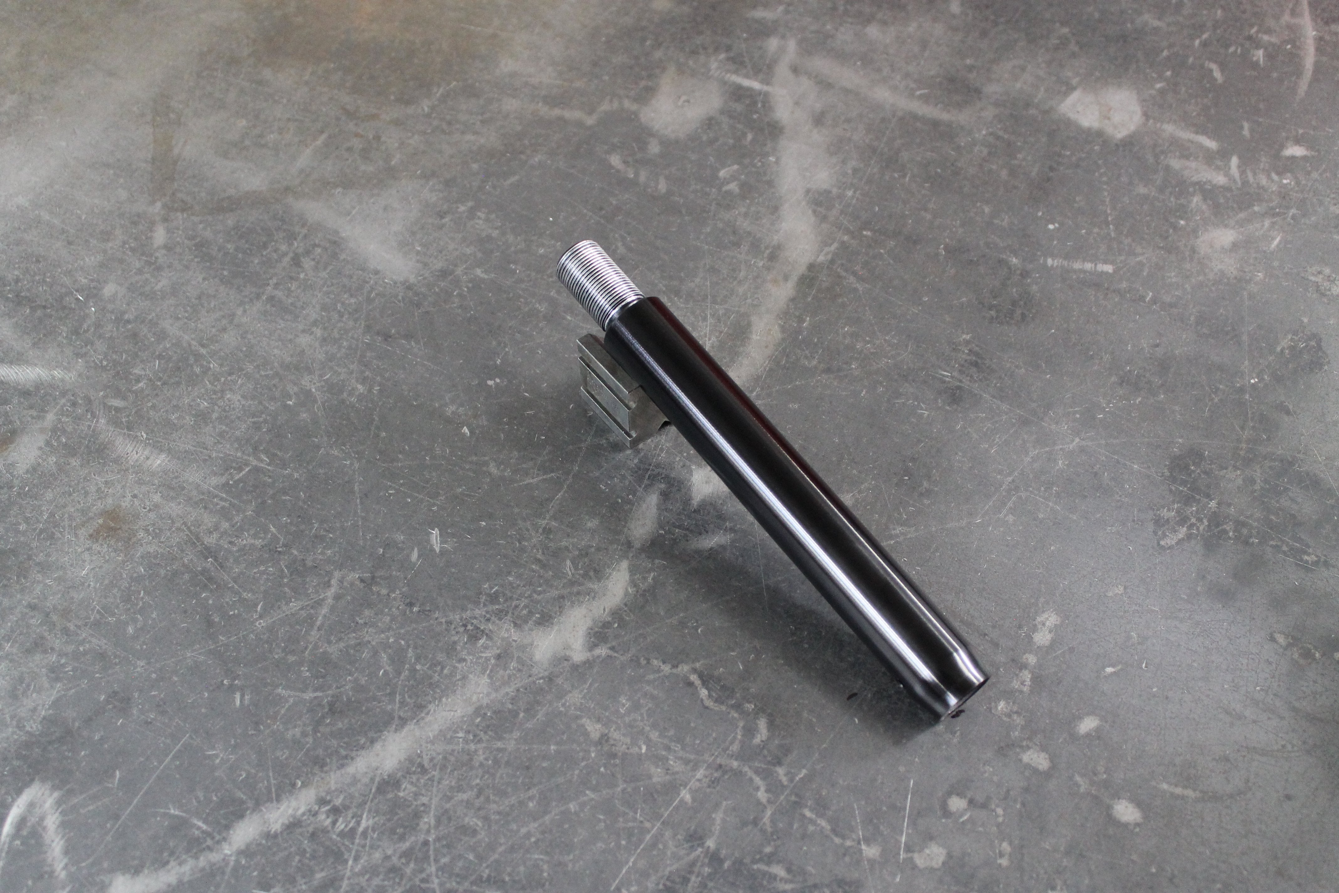 Garagistic Solid Shifter Rod - Short/ Medium/ Tall (E30, E36, E46)-Shifter Components-Medium-Black Anodized-Garagistic