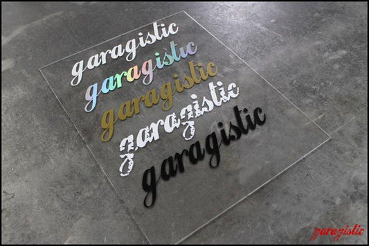 Garagistic Stickers-Stickers-Black-Garagistic