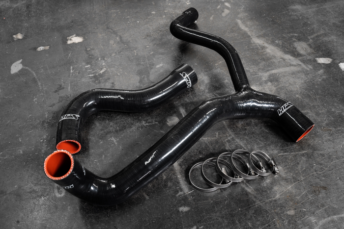 HPS Black Silicone Radiator Hose Kit for 1986-1987 Mercedes-Benz 190E 2.3-16 Cosworth-Silicone Hose Kit-Garagistic