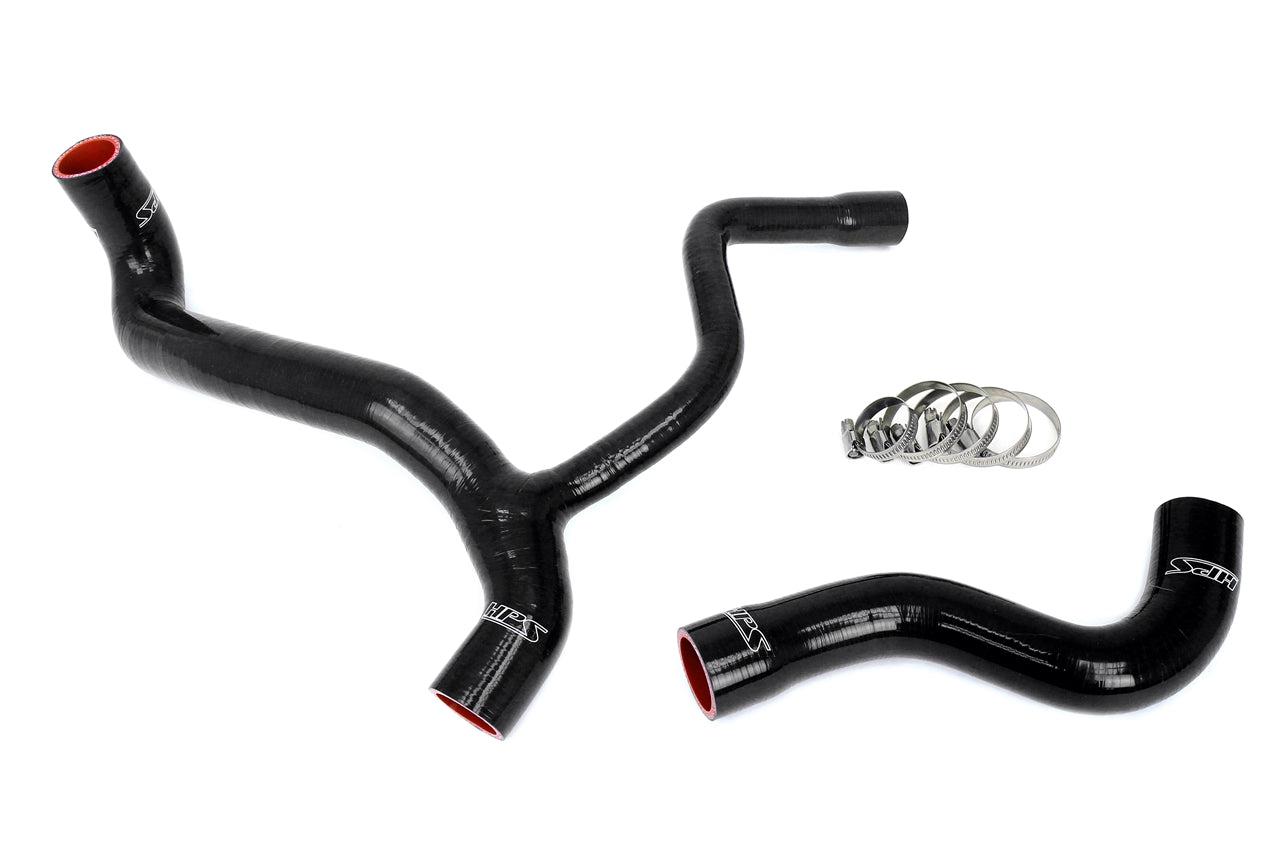 HPS Black Silicone Radiator Hose Kit for 1986-1987 Mercedes-Benz 190E 2.3-16 Cosworth-Silicone Hose Kit-Garagistic