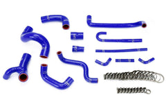 HPS Reinforced Silicone Radiator, Heater and Water Hose Coolant Kit BMW 88-91 E30 M3 Left Hand Drive , 57-1209-Silicone Hose Kit-Blue-Garagistic