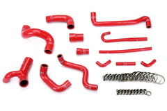 HPS Reinforced Silicone Radiator, Heater and Water Hose Coolant Kit BMW 88-91 E30 M3 Left Hand Drive , 57-1209-Silicone Hose Kit-Red-Garagistic