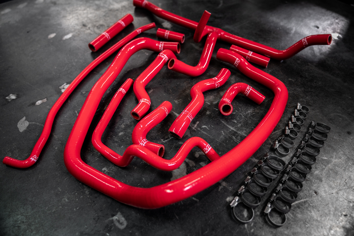 HPS Silicone Coolant Hose Kit BMW 1996-1999 E36 M3, 325, 328 Left Hand Drive-Silicone Hose Kit-Heater Hose-Black-Garagistic