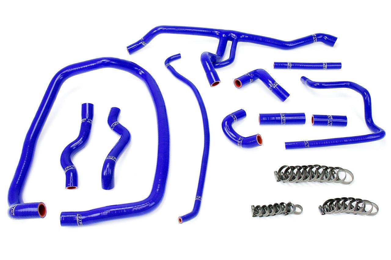HPS Silicone Coolant Hose Kit BMW 1996-1999 E36 M3, 325, 328 Left Hand Drive-Silicone Hose Kit-Heater Hose-Blue-Garagistic