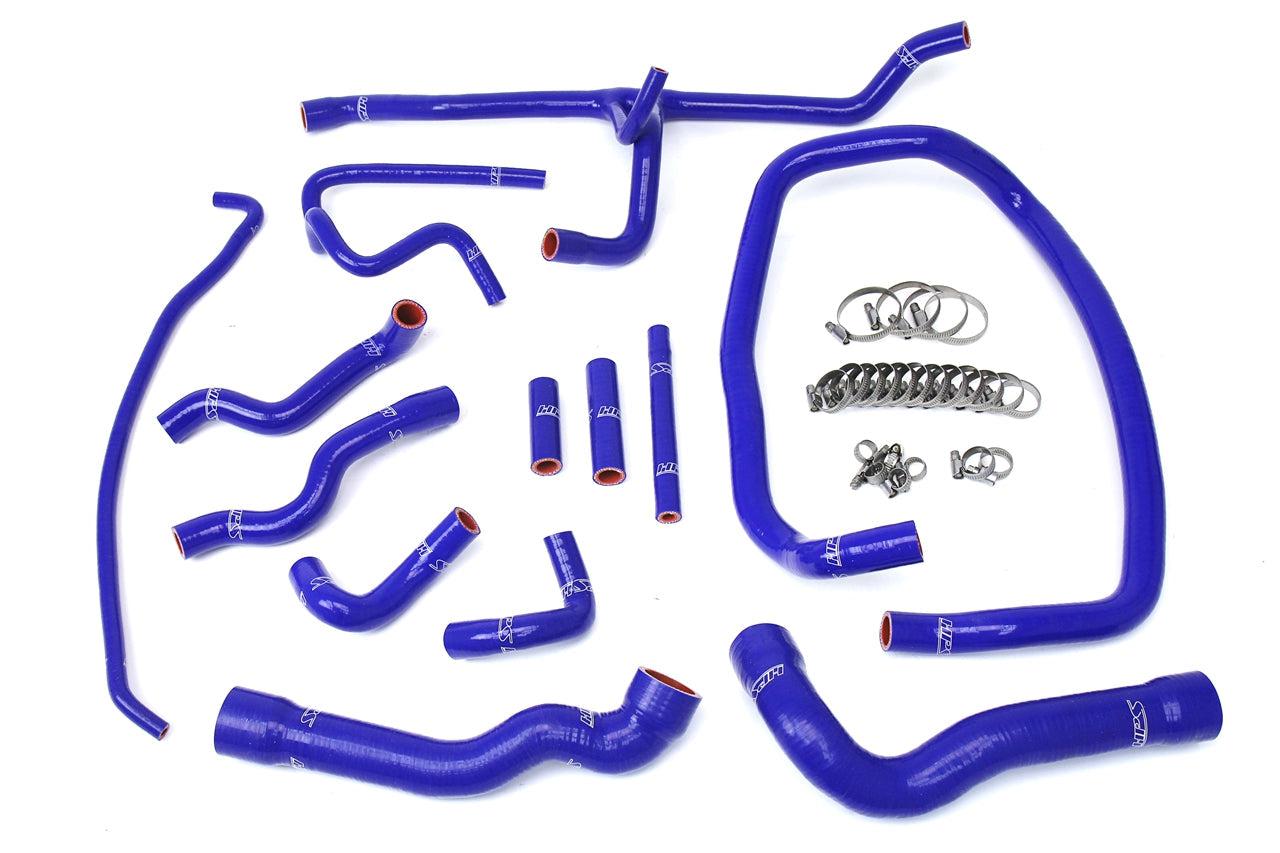 HPS Silicone Coolant Hose Kit BMW 1996-1999 E36 M3, 325, 328 Left Hand Drive-Silicone Hose Kit-Radiator + Heater Hose-Blue-Garagistic
