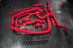 HPS Silicone Coolant Hose Kit BMW 1996-1999 E36 M3, 325, 328 Left Hand Drive-Silicone Hose Kit-Heater Hose-Black-Garagistic