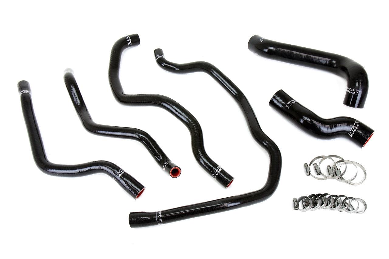HPS Silicone Coolant Hose Kit BMW 2001-2006 325Ci 2.5L E46 M52TU / M54-Silicone Hose Kit-Radiator + Heater Hose-Black-Garagistic